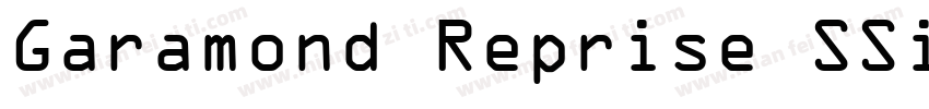 Garamond Reprise SSi字体转换